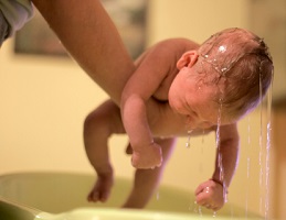 Bathing a Newborn